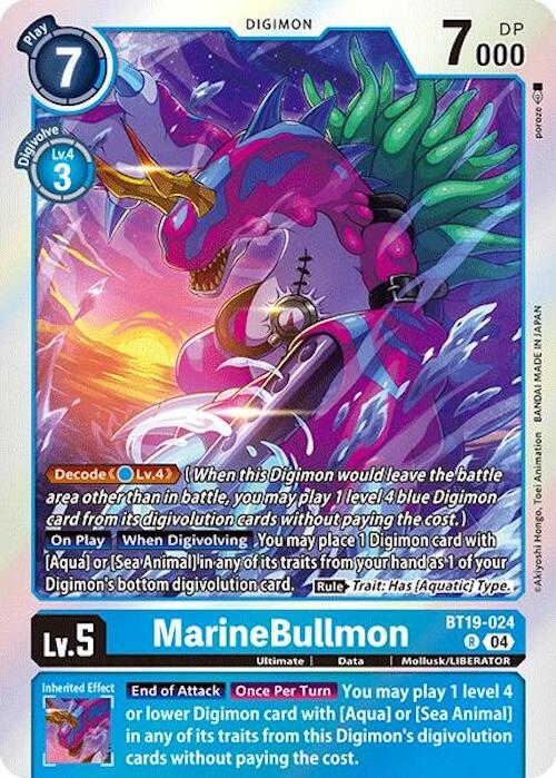 MarineBullmon [BT19-024] [Release Special Booster 2.0] | Card Merchant Takapuna