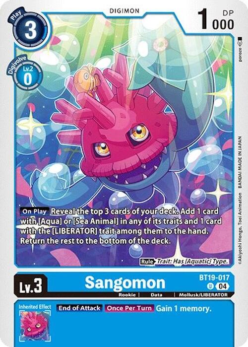 Sangomon [BT19-017] [Release Special Booster 2.0] | Card Merchant Takapuna