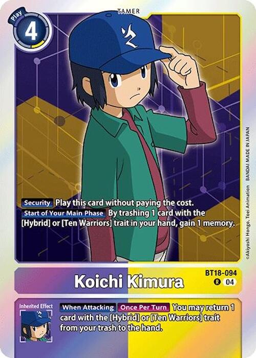 Koichi Kimura [BT18-094] [Release Special Booster 2.0] | Card Merchant Takapuna