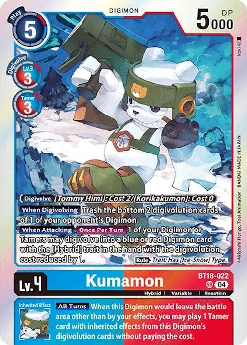 Kumamon [BT18-022] [Release Special Booster 2.0] | Card Merchant Takapuna