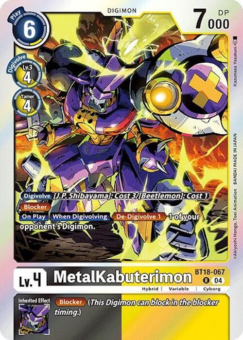 MetalKabuterimon [BT18-067] [Release Special Booster 2.0] | Card Merchant Takapuna