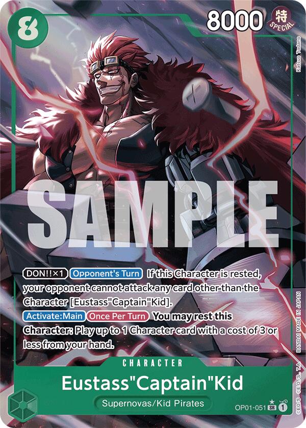 Eustass"Captain"Kid (OP01-051) (Full Art) [Premium Booster -The Best-] | Card Merchant Takapuna