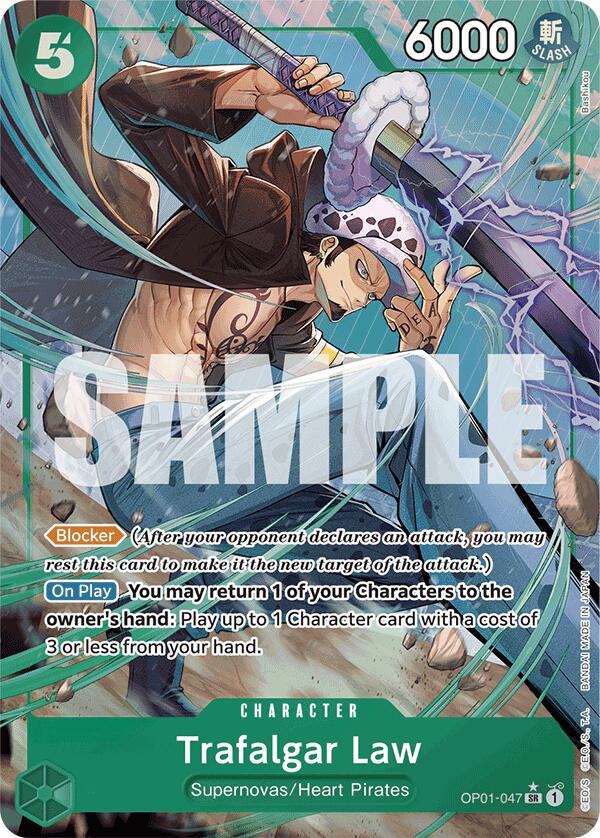 Trafalgar Law (OP01-047) (Full Art) [Premium Booster -The Best-] | Card Merchant Takapuna