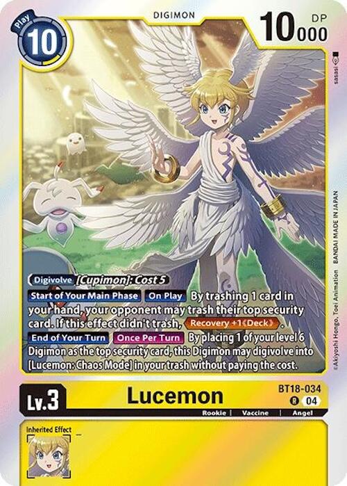 Lucemon [BT18-034] [Release Special Booster 2.0] | Card Merchant Takapuna