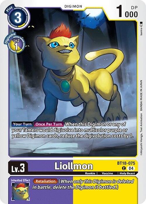 Liollmon [BT18-075] [Release Special Booster 2.0] | Card Merchant Takapuna