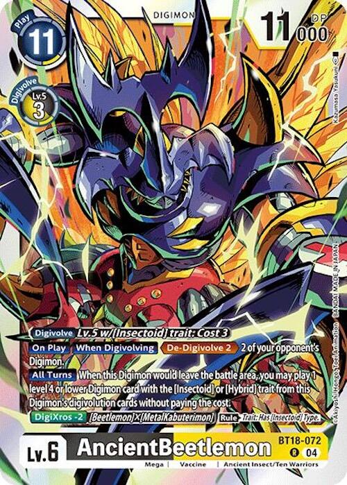 AncientBeetlemon [BT18-072] [Release Special Booster Ver.2.0] | Card Merchant Takapuna