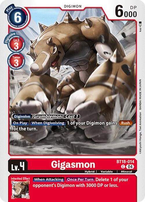 Gigasmon [BT18-014] [Release Special Booster Ver.2.0] | Card Merchant Takapuna