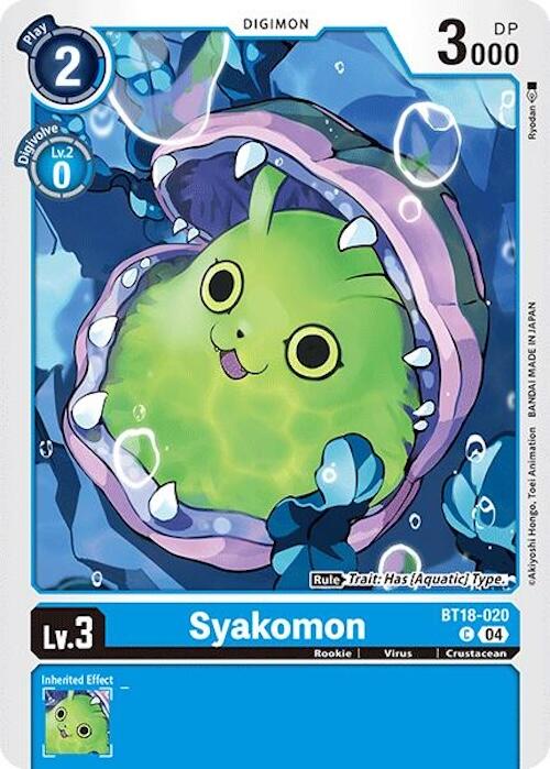 Syakomon [BT18-020] [Release Special Booster 2.0] | Card Merchant Takapuna