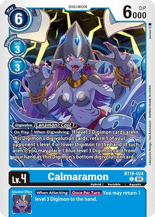 Calmaramon [BT18-024] [Release Special Booster 2.0] | Card Merchant Takapuna