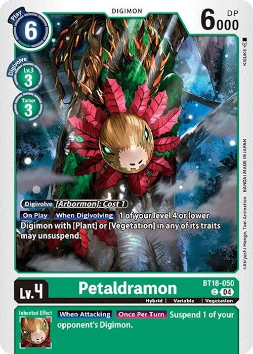 Petaldramon [BT18-050] [Release Special Booster Ver.2.0] | Card Merchant Takapuna