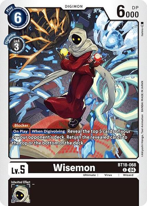 Wisemon [BT18-068] [Release Special Booster 2.0] | Card Merchant Takapuna