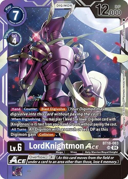 LordKnightmon ACE [BT18-083] [Release Special Booster Ver.2.0] | Card Merchant Takapuna