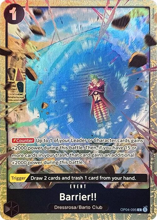 Barrier!! (Premium Card Collection -Best Selection Vol. 2-) [One Piece Promotion Cards] | Card Merchant Takapuna