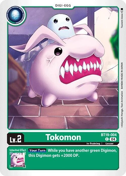 Tokomon [BT19-004] [Release Special Booster 2.0] | Card Merchant Takapuna