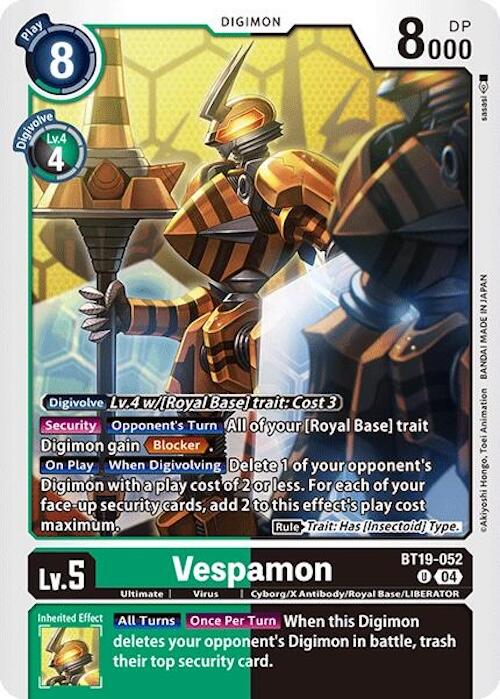 Vespamon [BT19-052] [Release Special Booster 2.0] | Card Merchant Takapuna