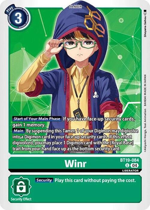 Winr [BT19-084] [Release Special Booster 2.0] | Card Merchant Takapuna