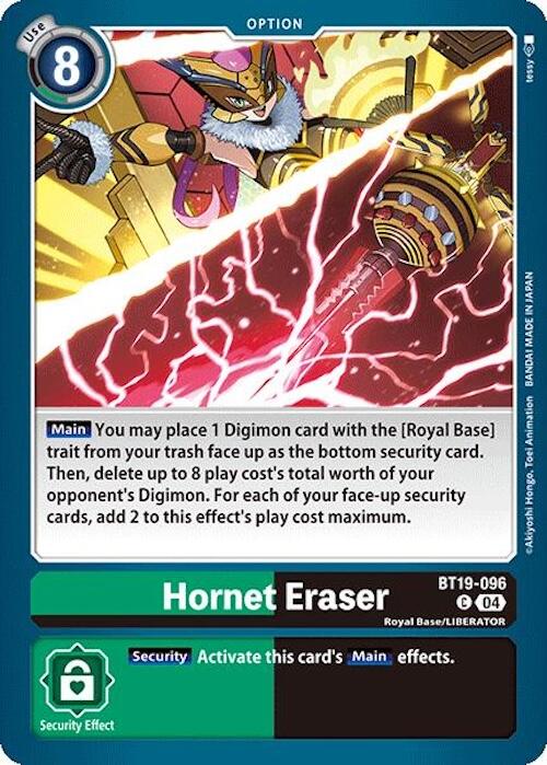 Hornet Eraser [BT19-096] [Release Special Booster 2.0] | Card Merchant Takapuna