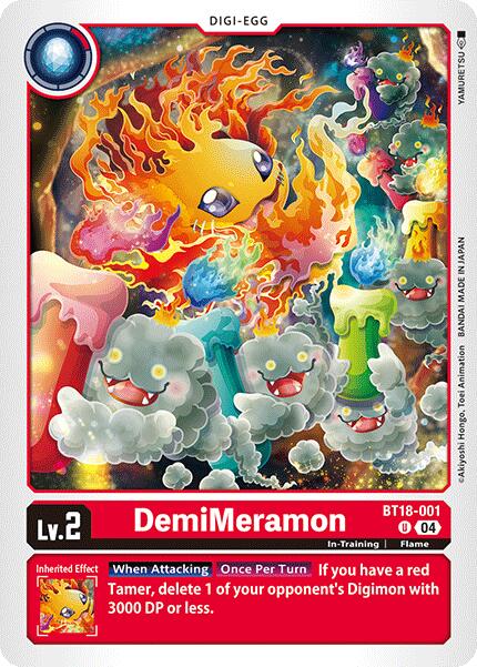 DemiMeramon [BT18-001] [Release Special Booster 2.0] | Card Merchant Takapuna