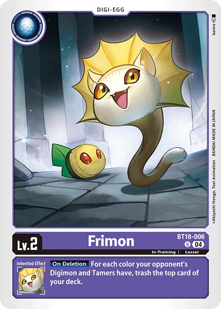 Frimon [BT18-006] [Release Special Booster 2.0] | Card Merchant Takapuna