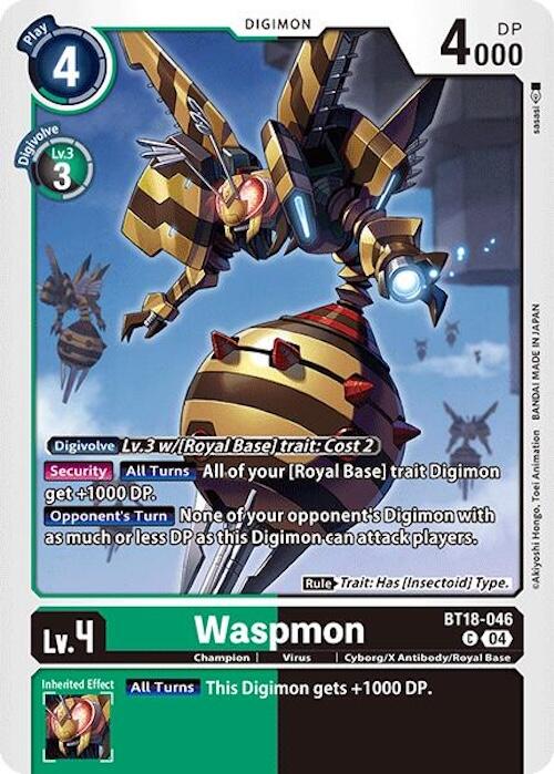 Waspmon [BT18-046] [Release Special Booster 2.0] | Card Merchant Takapuna