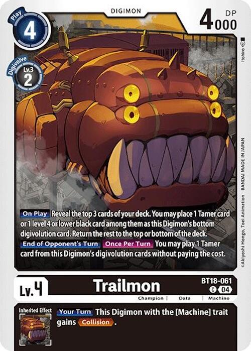 Trailmon [BT18-061] [Release Special Booster 2.0] | Card Merchant Takapuna