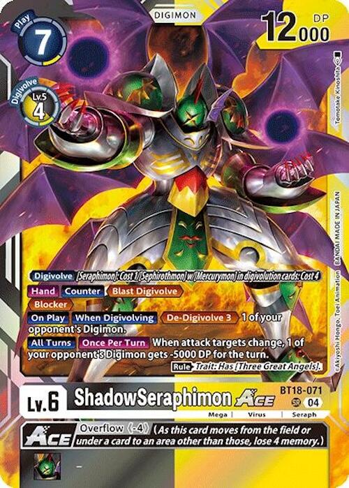 ShadowSeraphimon ACE [BT18-071] [Release Special Booster 2.0] | Card Merchant Takapuna