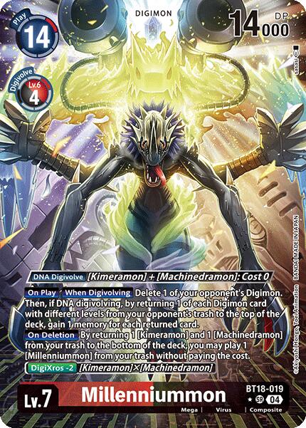 Millenniummon [BT18-019] (Alternate Art) [Release Special Booster 2.0] | Card Merchant Takapuna