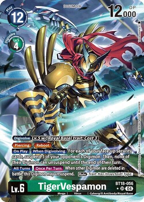 TigerVespamon [BT18-056] (Alternate Art) [Release Special Booster 2.0] | Card Merchant Takapuna