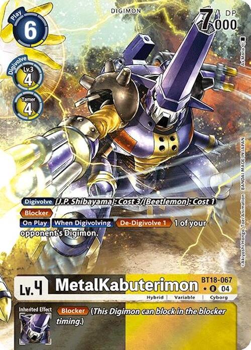 MetalKabuterimon [BT18-067] (Alternate Art) [Release Special Booster 2.0] | Card Merchant Takapuna