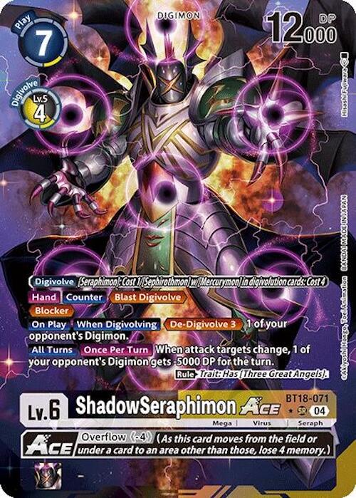 ShadowSeraphimon ACE [BT18-071] (Alternate Art) [Release Special Booster 2.0] | Card Merchant Takapuna