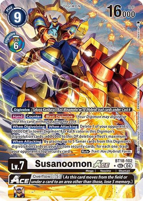 Susanoomon ACE [BT18-102] (Alternate Art) [Release Special Booster 2.0] | Card Merchant Takapuna