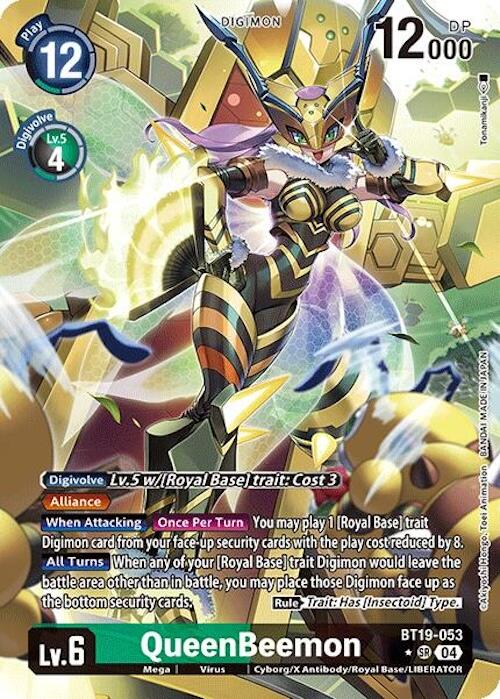 QueenBeemon [BT19-053] (Alternate Art) [Release Special Booster Ver.2.0] | Card Merchant Takapuna