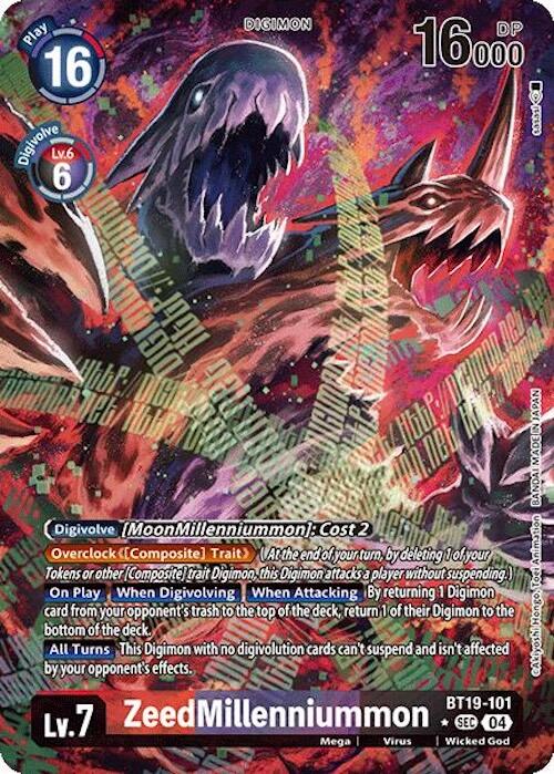 ZeedMillenniummon [BT19-101] (Alternate Art) [Release Special Booster Ver.2.5] | Card Merchant Takapuna