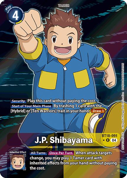 J.P. Shibayama [BT18-091] (Release Special Booster 2.0: Box Promotion Pack) [Release Special Booster 2.0] | Card Merchant Takapuna