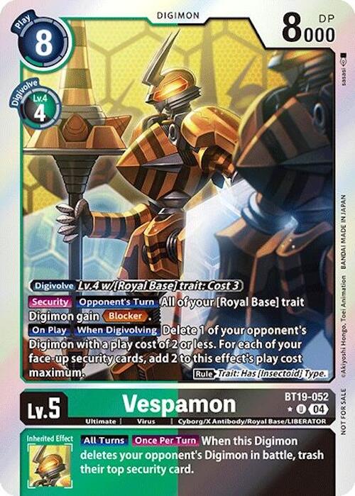 Vespamon [BT19-052] (Release Special Booster Ver.2.0: Box Promotion Pack) [Release Special Booster Ver.2.0] | Card Merchant Takapuna