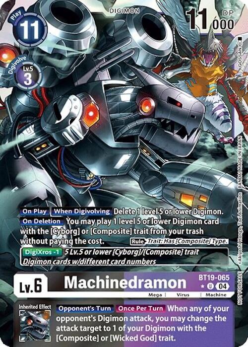 Machinedramon [BT19-065] (Release Special Booster 2.0: Box Promotion Pack) [Release Special Booster 2.0] | Card Merchant Takapuna