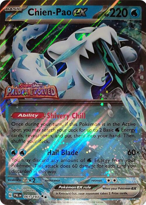 Chien-Pao ex (061/193) (Jumbo) [Scarlet & Violet: Paldea Evolved] | Card Merchant Takapuna