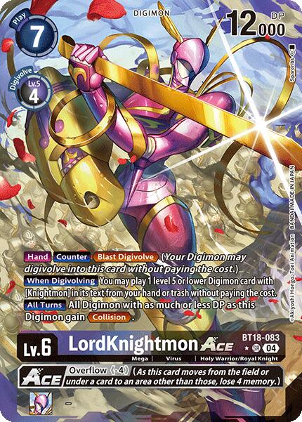 LordKnightmon ACE [BT18-083] (Alternate Art) [Release Special Booster Ver.2.0] | Card Merchant Takapuna