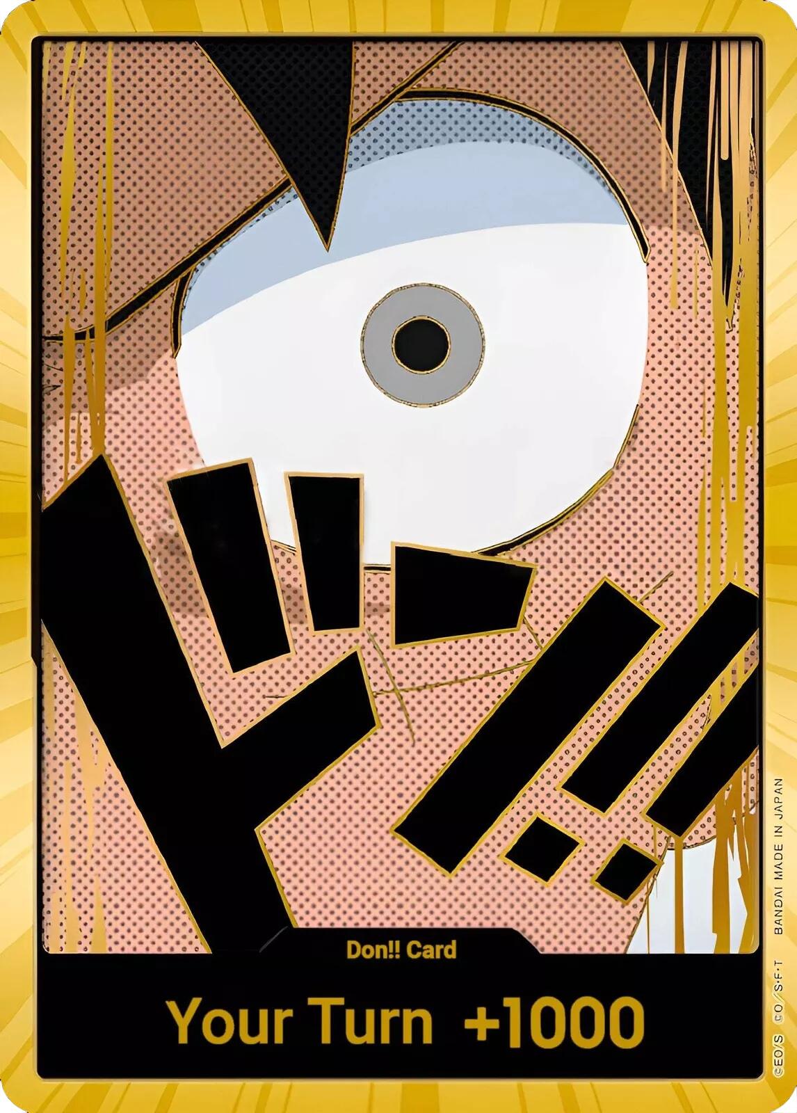 DON!! Card (Luffy) (Gold) [Premium Booster -The Best-] | Card Merchant Takapuna