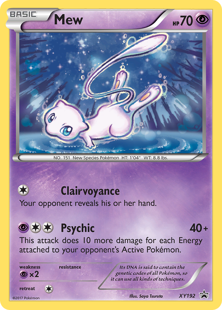 Mew (XY192) [XY: Black Star Promos] | Card Merchant Takapuna