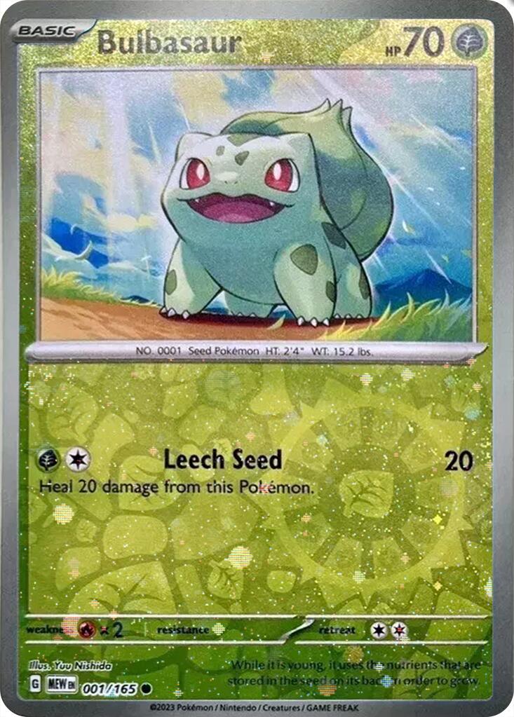 Bulbasaur (001/165) (Cosmos Holo) (Costco Exclusive) [Miscellaneous Cards] | Card Merchant Takapuna