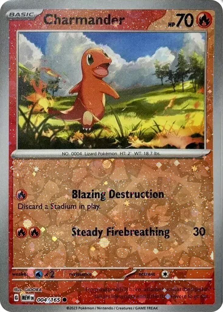 Charmander (004/165) (Cosmos Holo) (Costco Exclusive) [Miscellaneous Cards] | Card Merchant Takapuna