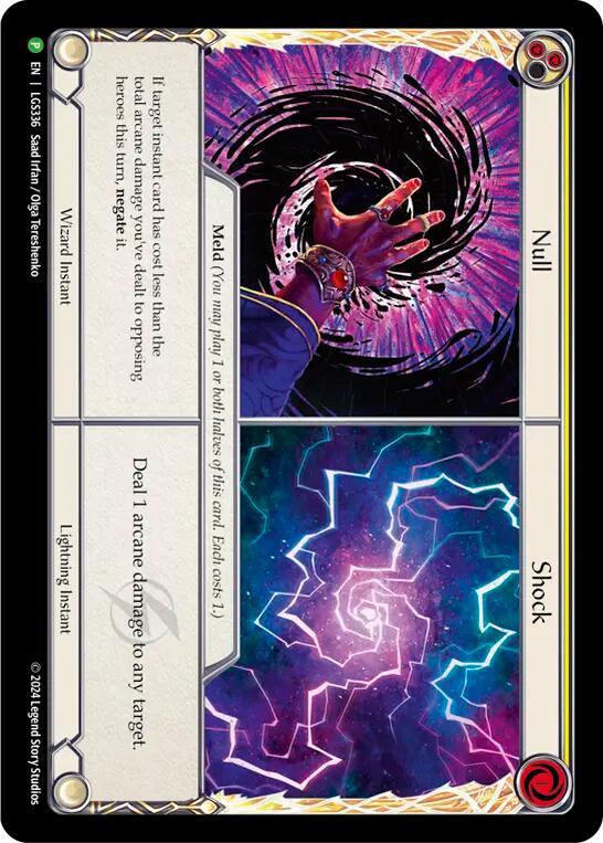 Null // Shock [LGS336] (Promo)  Cold Foil | Card Merchant Takapuna