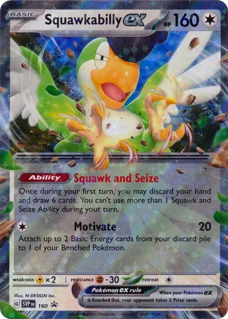 Squawkabilly ex (SVP160) [Scarlet & Violet: Black Star Promos] | Card Merchant Takapuna