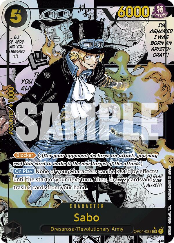 Sabo (OP04-083) (Manga) [Premium Booster -The Best-] | Card Merchant Takapuna