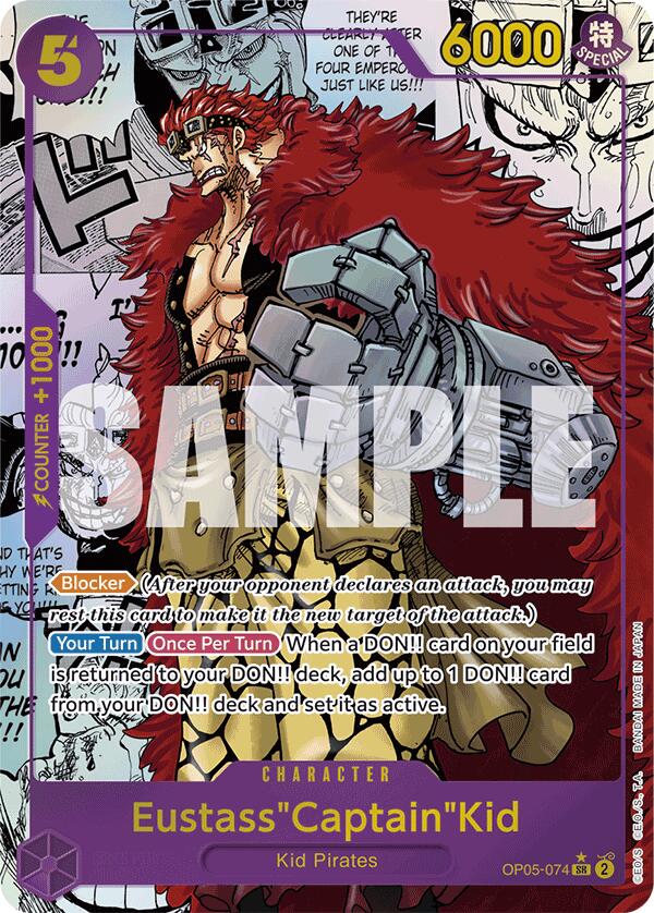 Eustass"Captain"Kid (OP05-074) (Manga) [Premium Booster -The Best-] | Card Merchant Takapuna