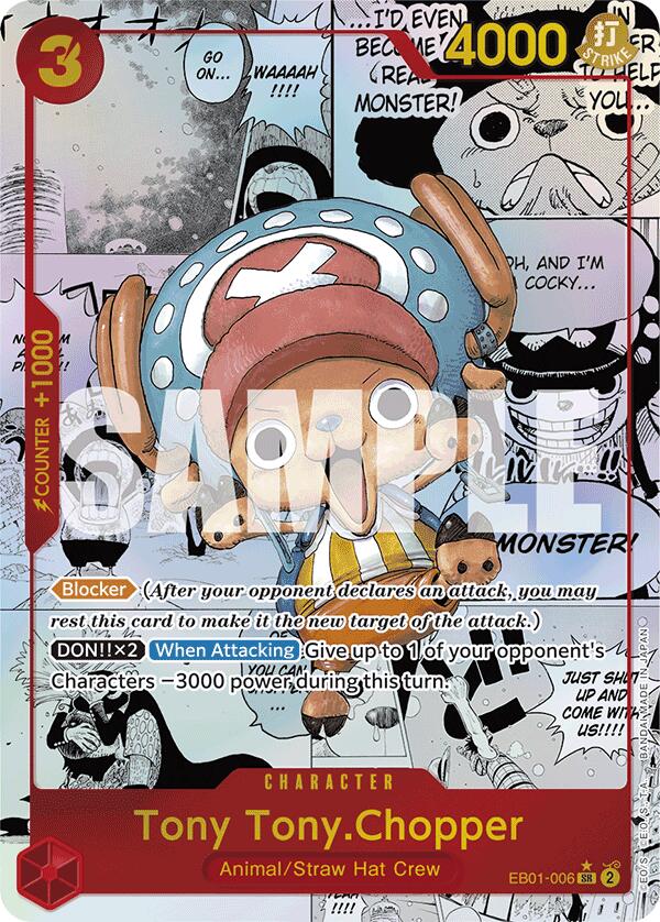 Tony Tony.Chopper (EB01-006) (Manga) [Premium Booster -The Best-] | Card Merchant Takapuna