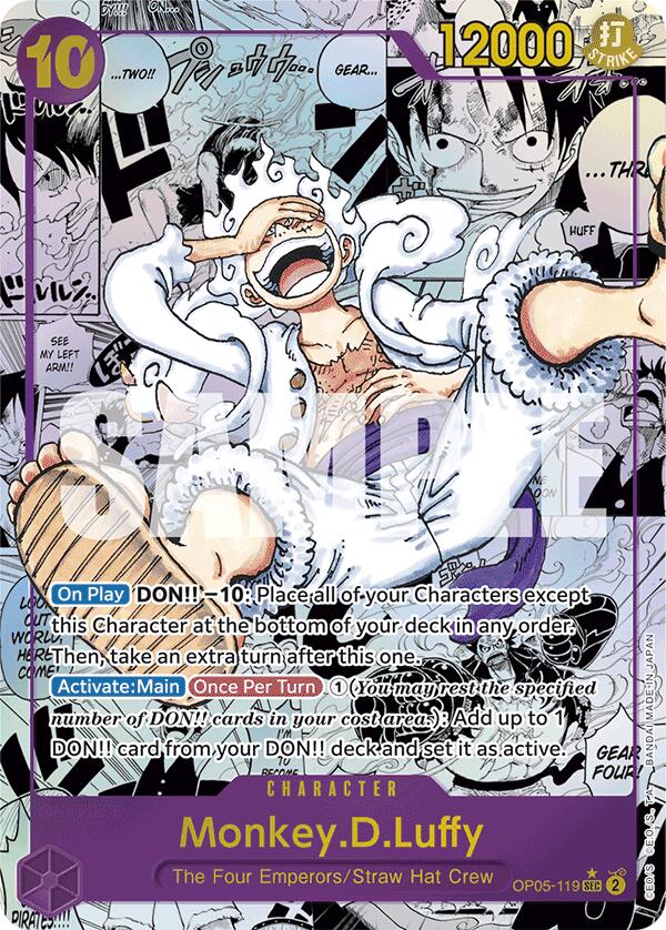 Monkey.D.Luffy (OP05-119) (Manga) [Premium Booster -The Best-] | Card Merchant Takapuna