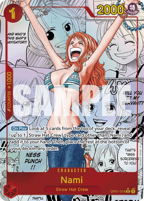 Nami (OP01-016) (Manga) [Premium Booster -The Best-] | Card Merchant Takapuna