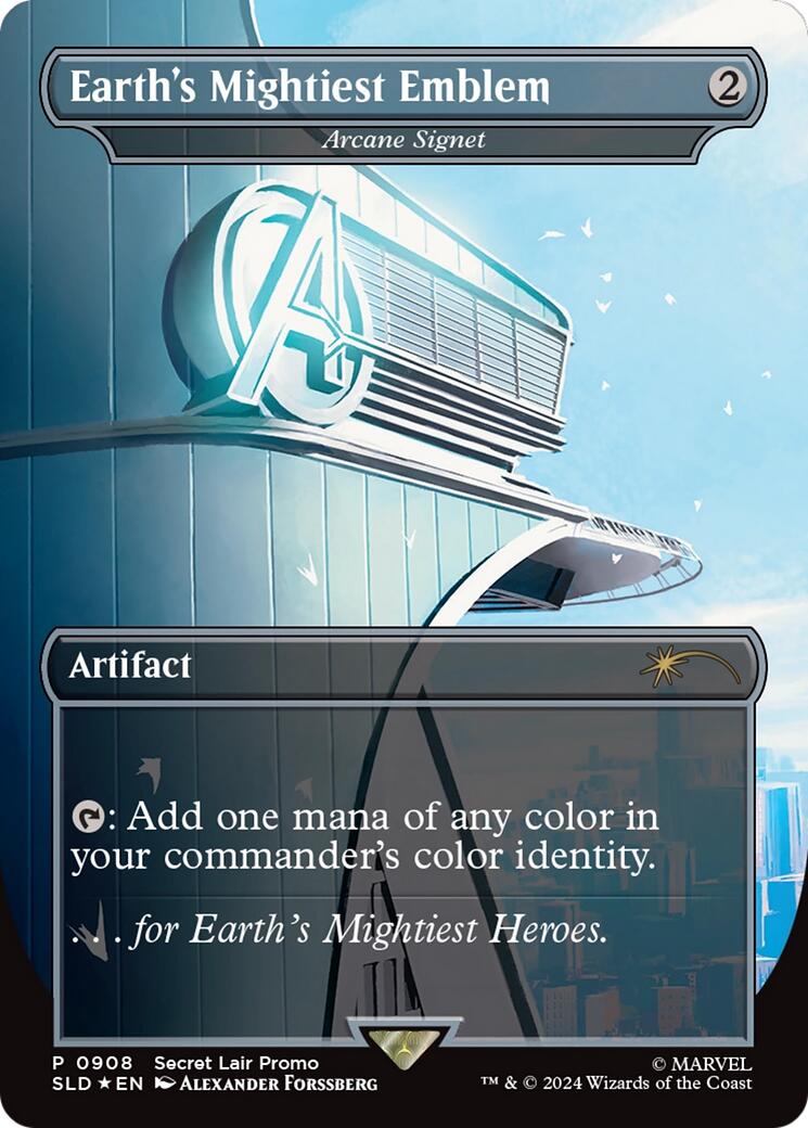 Earth's Mightiest Emblem - Arcane Signet [Secret Lair Drop Series] | Card Merchant Takapuna